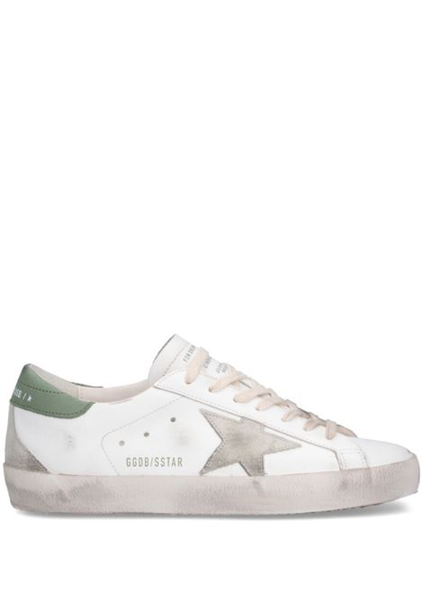 Sneakers Superstar in bianco e verde salvia Golden Goose - uomo GOLDEN GOOSE | GMF00102F00689911726